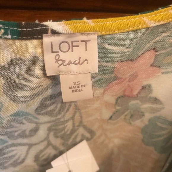 Loft Beach Tropical Maxi Wrap Dress - Picture 3 of 4